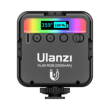 Ulanzi-VL-49-Rechargeable-Mini-RGB-Light-Online-Buy-Mumbai-India_1 - Hey Jimmy