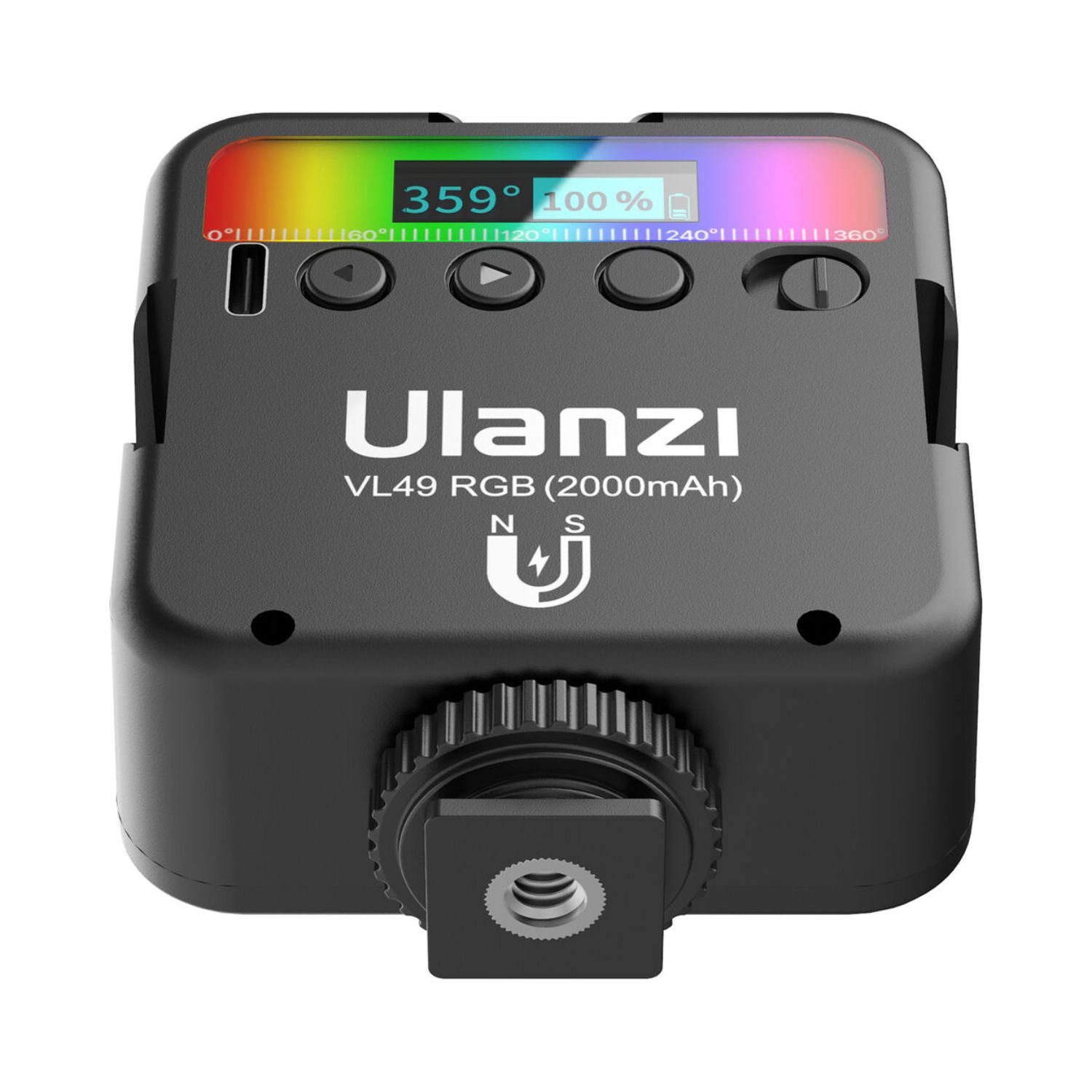 Ulanzi-VL-49-Rechargeable-Mini-RGB-Light-Online-Buy-Mumbai-India_2 - Hey Jimmy