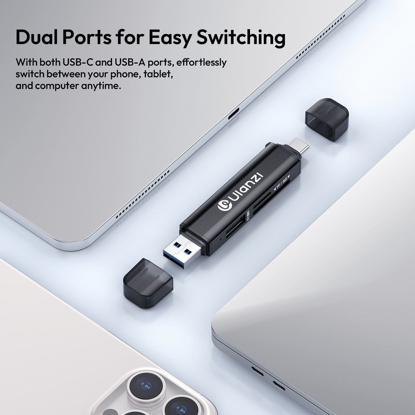 Ulanzi CR1 3-in-1 USB Card Reader