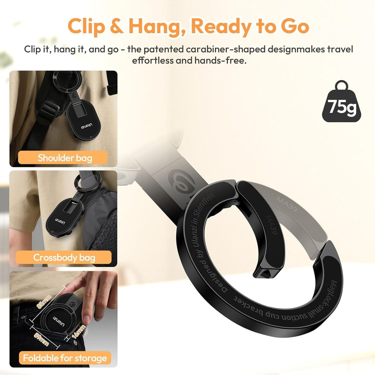 Ulanzi MA39 3-in-1 Magnetic Phone Holder