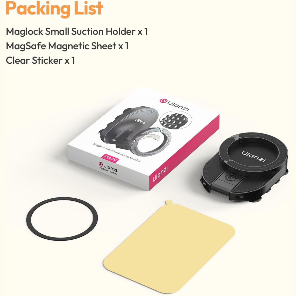 Ulanzi MA39 3-in-1 Magnetic Phone Holder