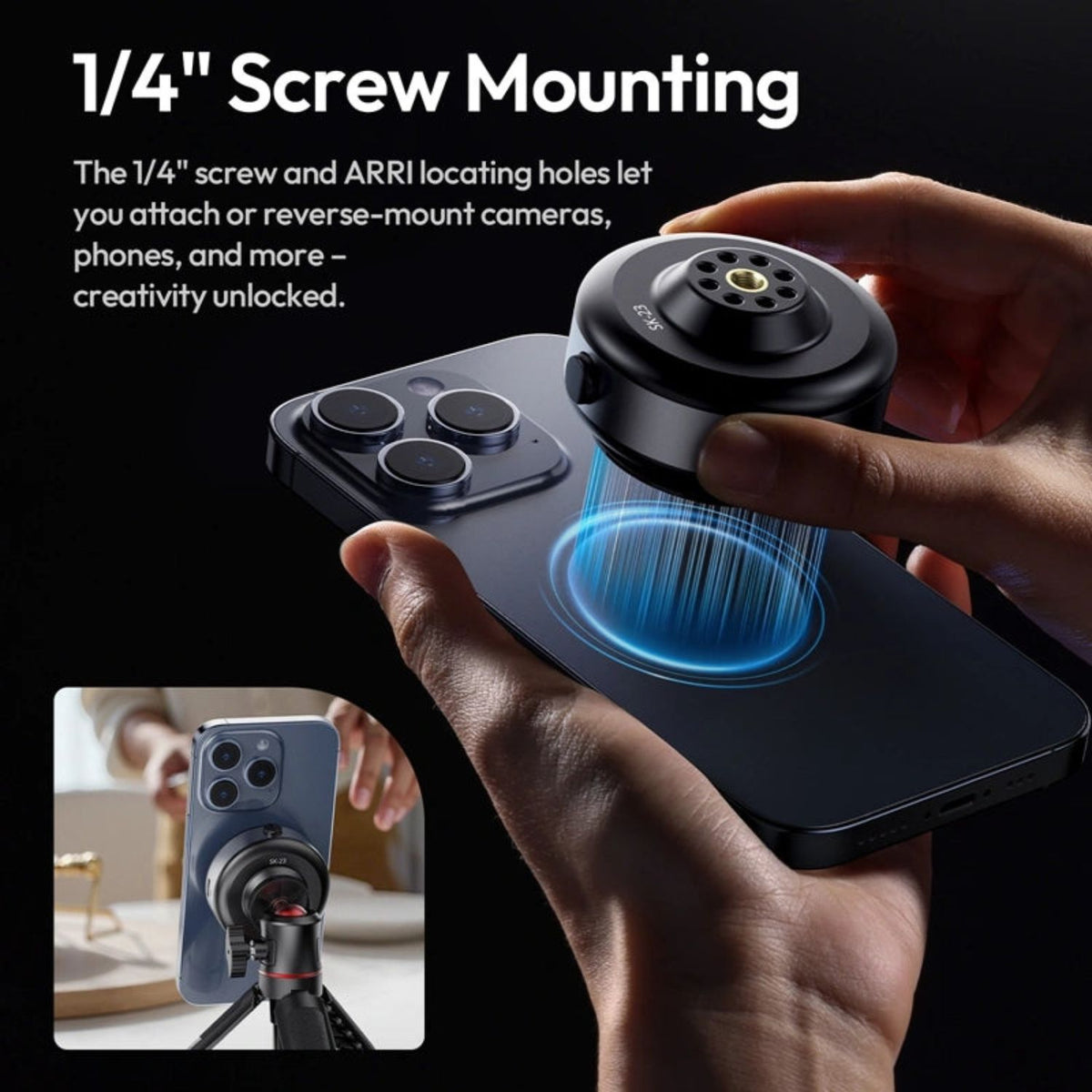 Ulanzi SK-23 Electric Suction Cup Mount