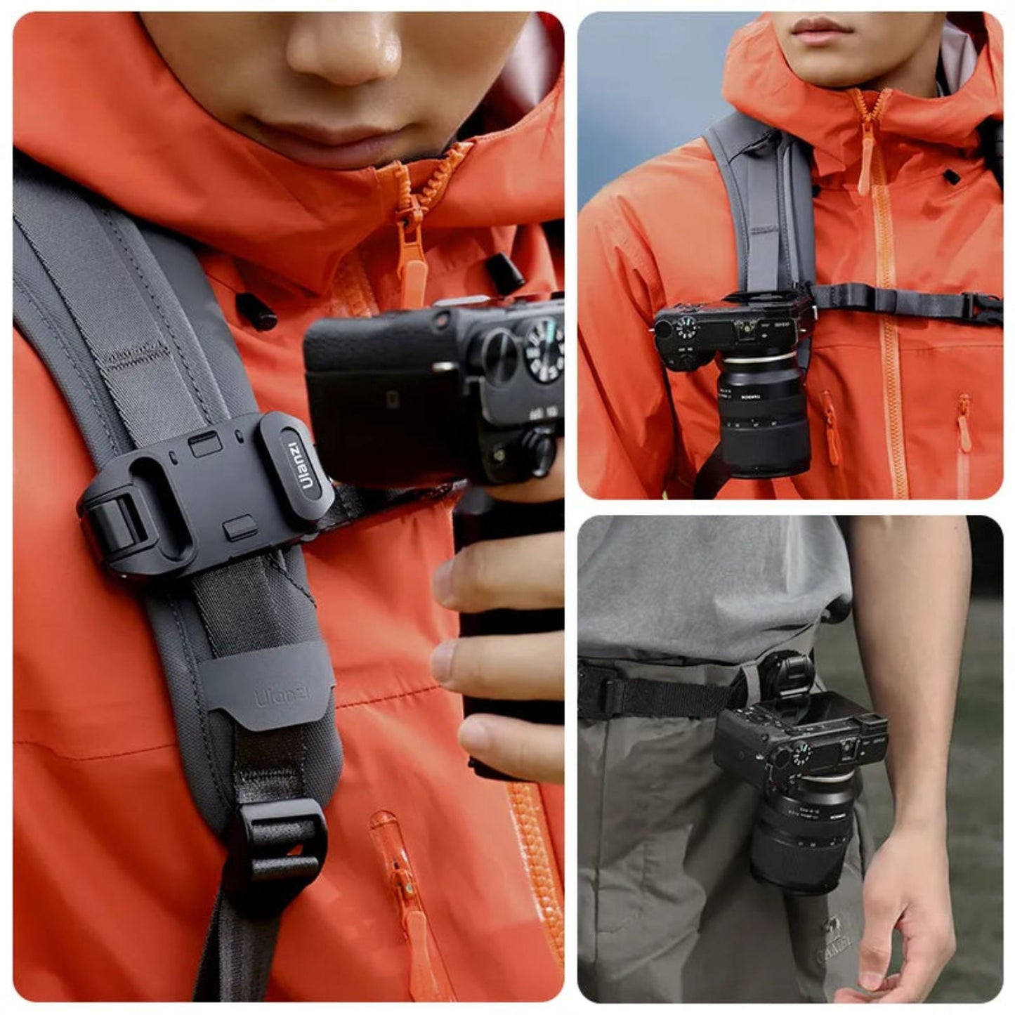 Ulanzi UKA07 Quick-release Kit for Camera Backpack Strap Clip