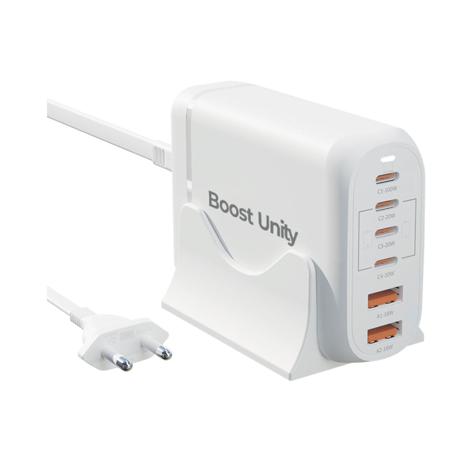 Ultraprolink-Boost-Unity-100-6-USB-Port-100W-Desktop-GaN-Charging-Station-Online-Buy-India - Hey Jimmy