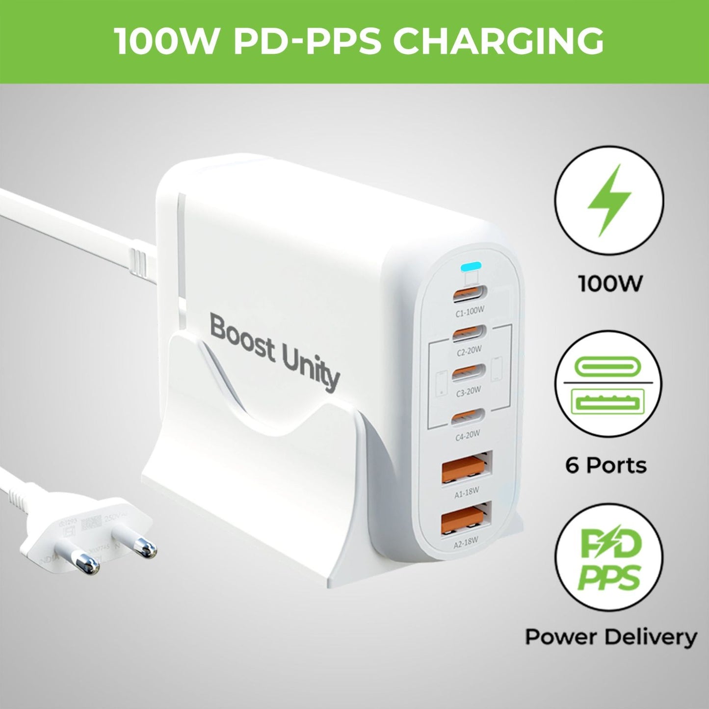Ultraprolink-Boost-Unity-100-6-USB-Port-100W-Desktop-GaN-Charging-Station-Online-Buy-India_2 - Hey Jimmy