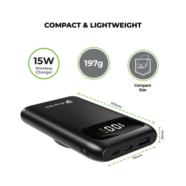 Ultraprolink 10000mAh Juice-Up 10k Mag 15W Wireless Magnetic Power Bank - Online Buy in Mumbai, India