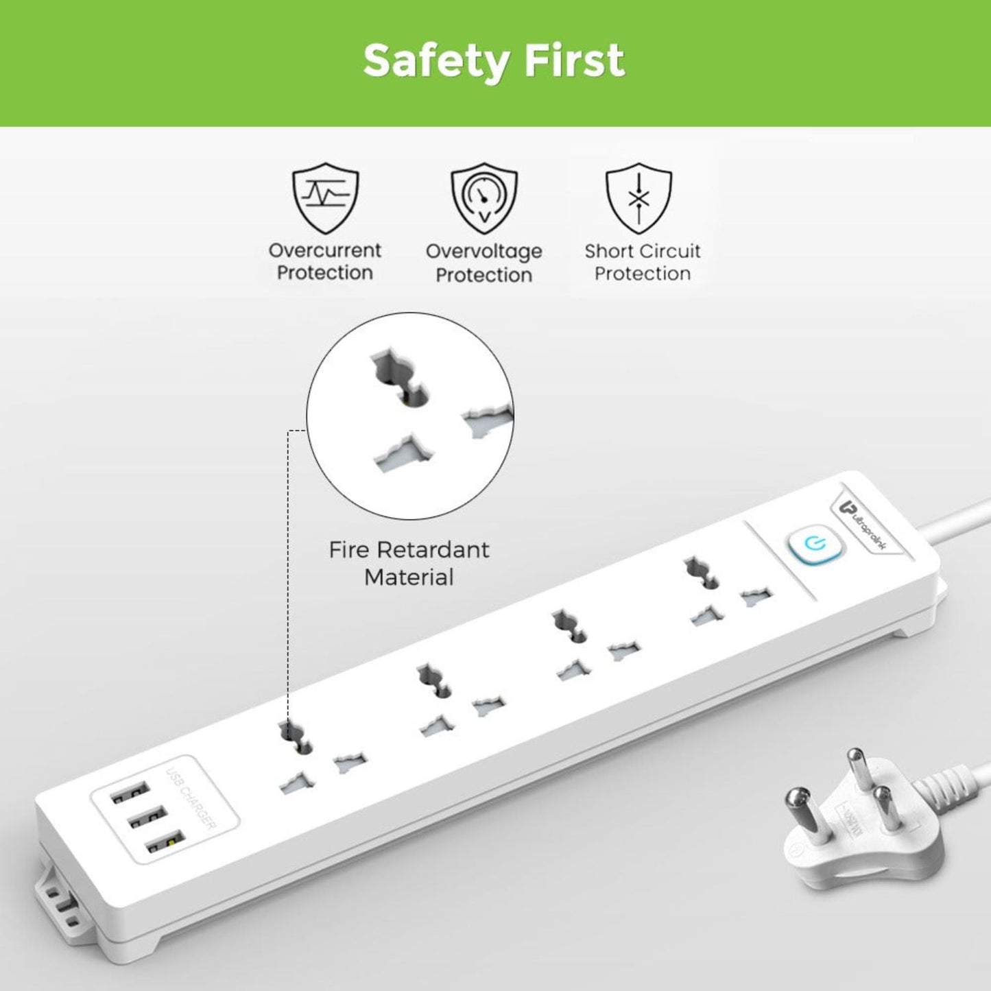Ultraprolink-Surge-Shield-With-4-Sockets-and-3-USB-Ports-Online-Buy-Mumbai-India_1 - Hey Jimmy