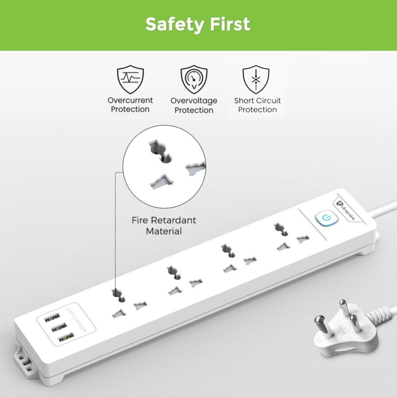 Ultraprolink-Surge-Shield-With-4-Sockets-and-3-USB-Ports-Online-Buy-Mumbai-India_1 - Hey Jimmy