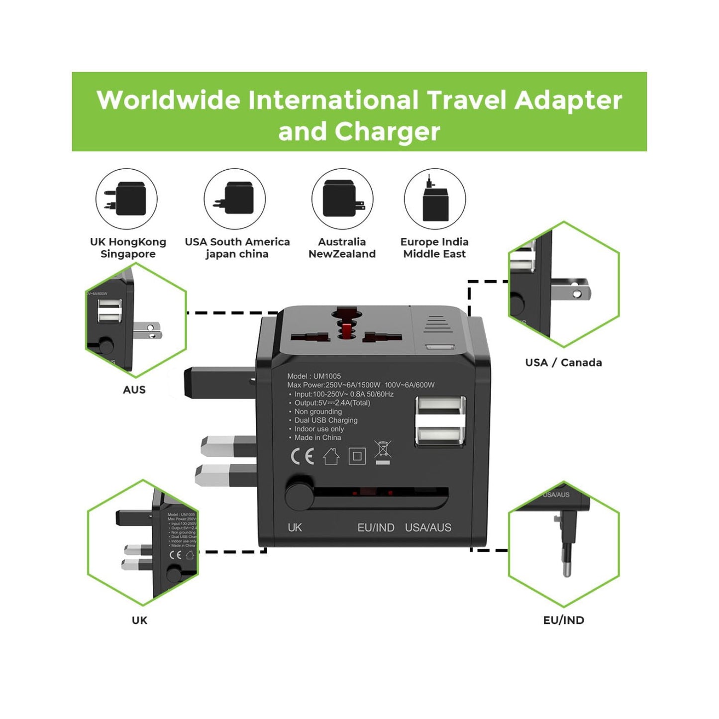 Ultraprolink-World-Travel-Adapter-with-Dual-USB-2.4A-12W-Online-Buy-Mumbai-India_1 - Hey Jimmy