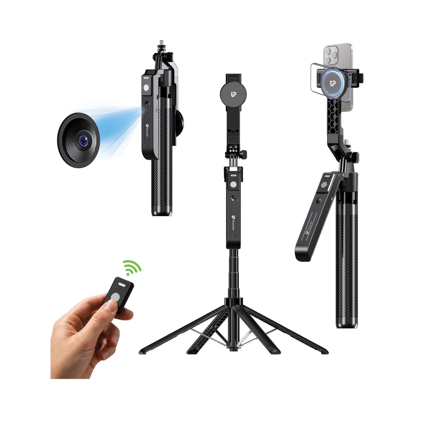 Ultraprolink Snap-Z Aura AI Face Tracking Tripod 180cm with 360 degree Rotation