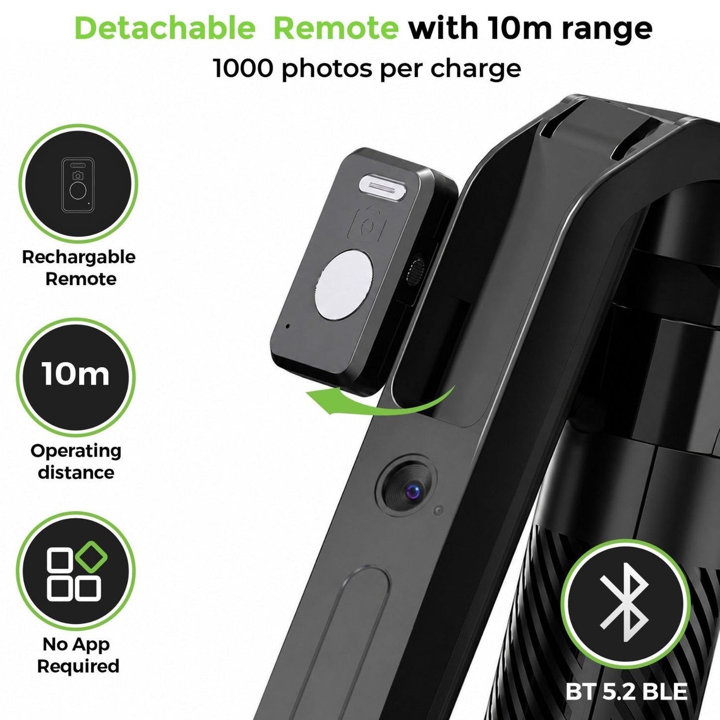 Ultraprolink Snap-Z Aura AI Face Tracking Tripod 180cm with 360 degree Rotation