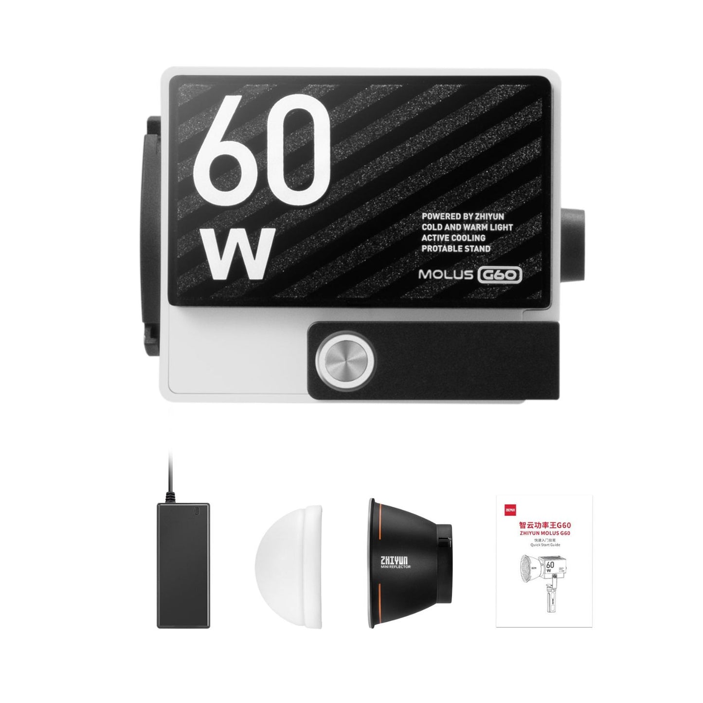 Zhiyun-MOLUS-G60-Bi-Color-Pocket-COB-Monolight-Online-Buy-Mumbai-India - Hey Jimmy