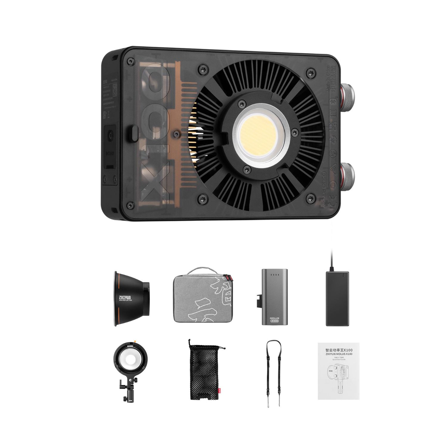 Zhiyun-Tech-MOLUS-X100-Bi-Color-Pocket-COB-Monolight-Combo-Online-Buy-Mumbai-India - Hey Jimmy