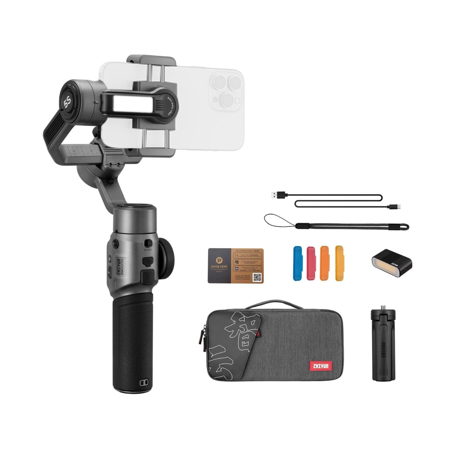 Zhiyun-Tech-Smooth-5S-Smartphone-Gimbal-Combo-Kit-Online-Buy-India - Hey Jimmy