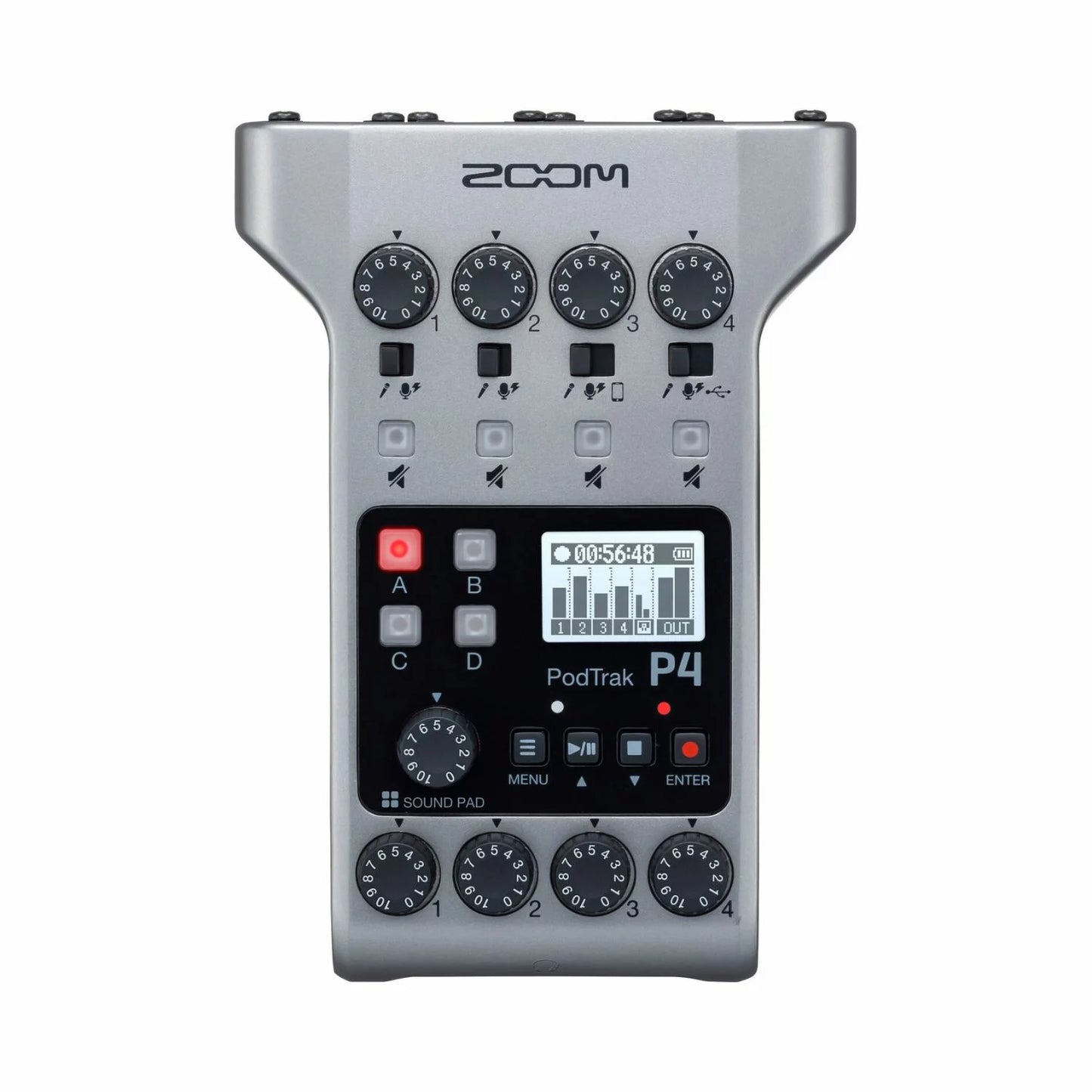 Zoom-PodTrak-P4-Portable-Multitrack-Podcast-Recorder-Online-Buy-India - Hey Jimmy