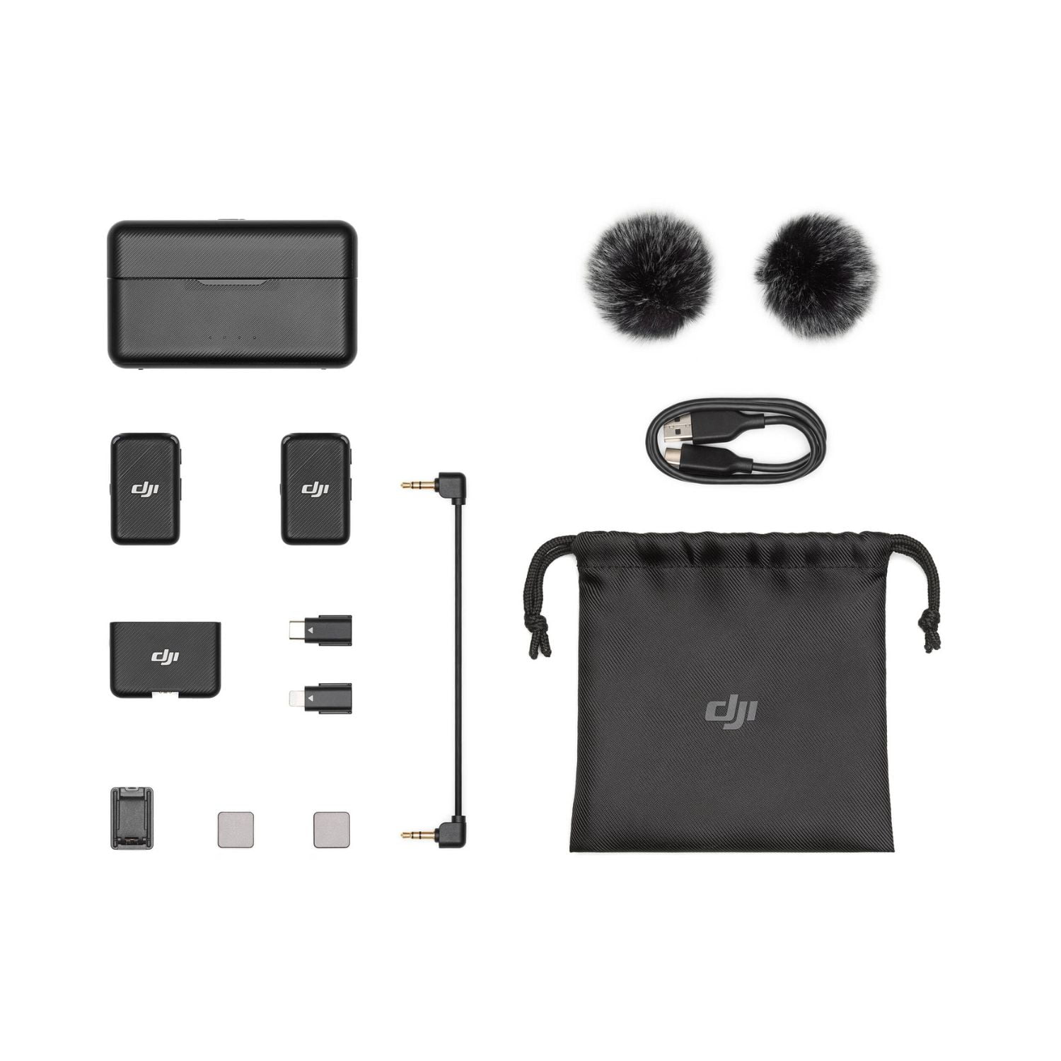 DJI Mic Dual Wireless Compact Digital Microphone System for Camera and Smartphone