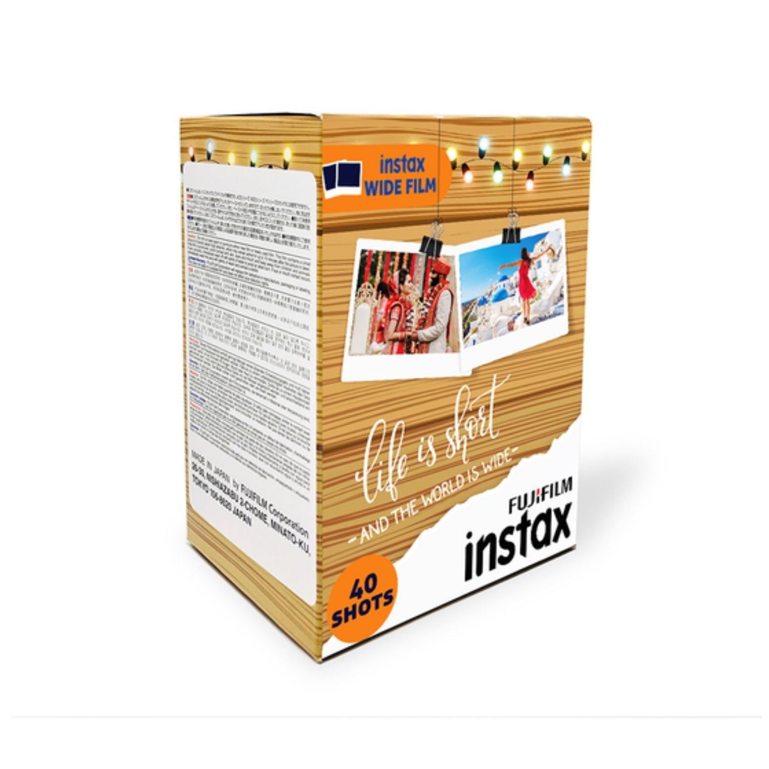 Fujifilm Instax Wide Film (40 Sheets)