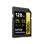 Lexar 128GB Professional 1800x SDXC UHS-II V60 Memory Card (280MB/s) (2-Pack)