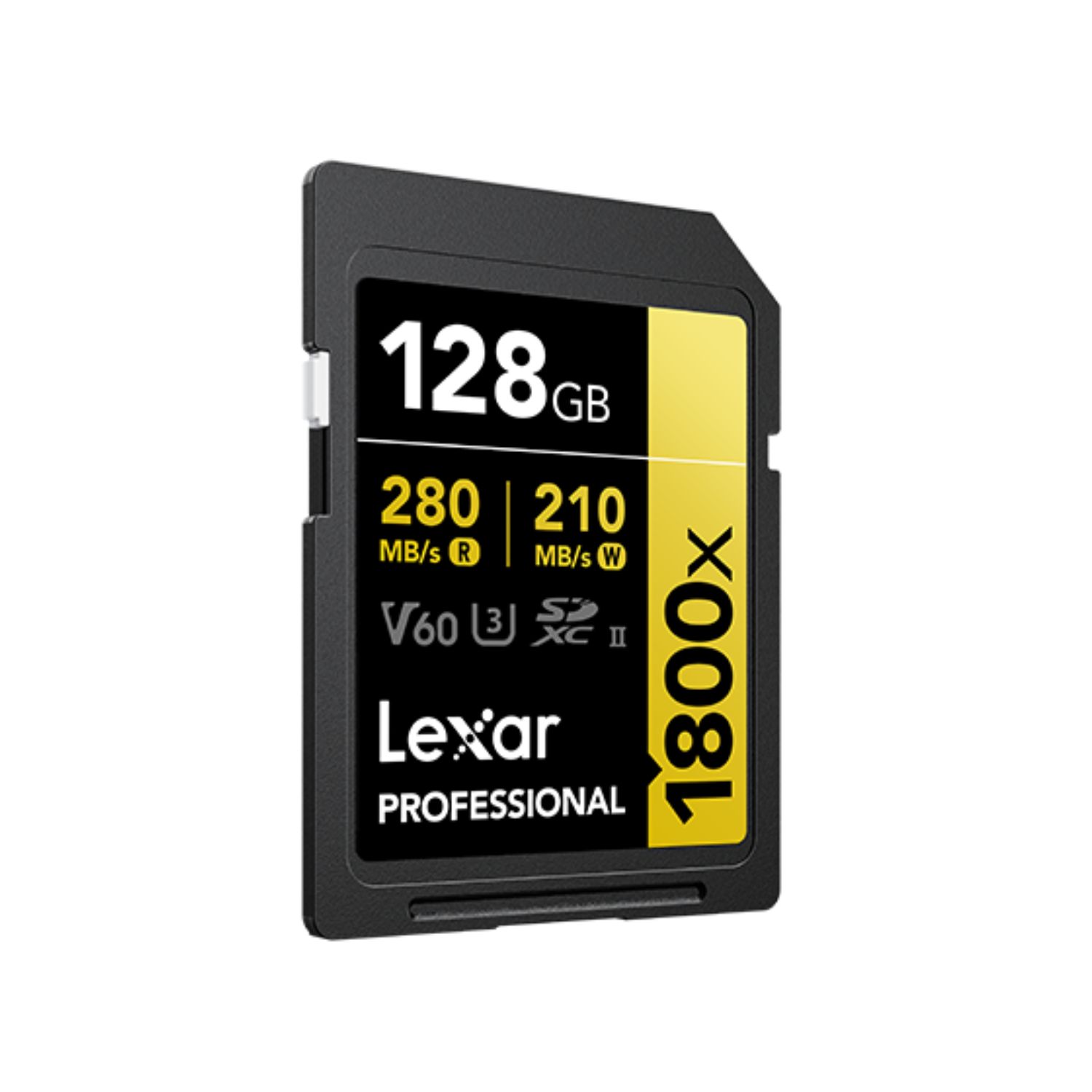 Lexar 128GB Professional 1800x SDXC UHS-II V60 Memory Card (280MB/s) (2-Pack)