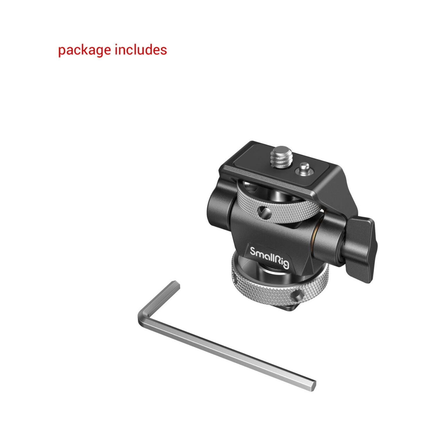 SmallRig 2905B Swivel and Tilt Adjustable Monitor Mount with Cold Shoe Mount