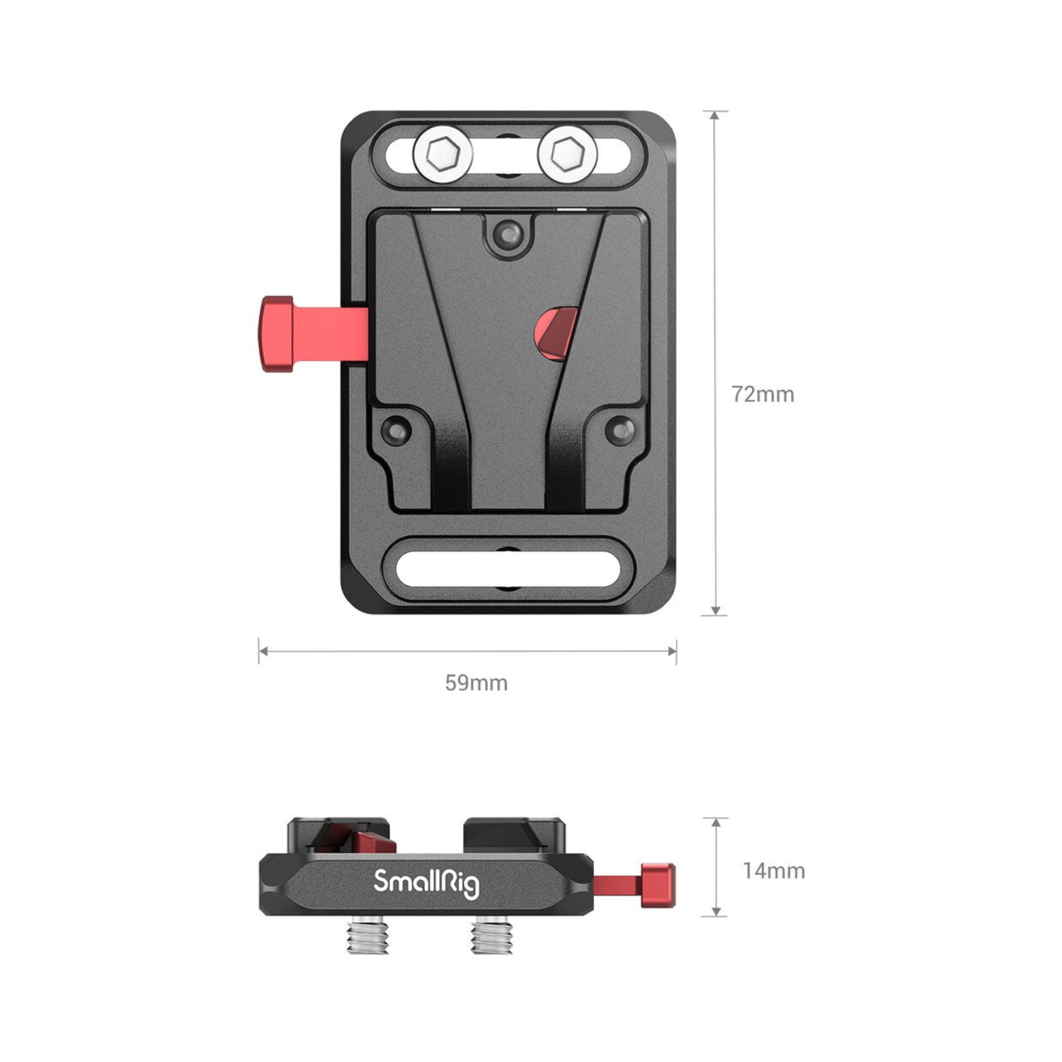 SmallRig 2987 Mini V Mount Battery Plate