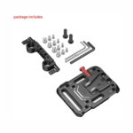 SmallRig 3016 V-Lock Battery Plate with Dual 15mm Rod Clamp