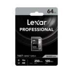 Lexar 64GB Professional 1667x SDXC UHS-II V60 Memory Card (250MB/s) (2-Pack)