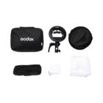 Godox S2 Speedlite Bracket with Softbox, Grid & Carrying Bag Kit