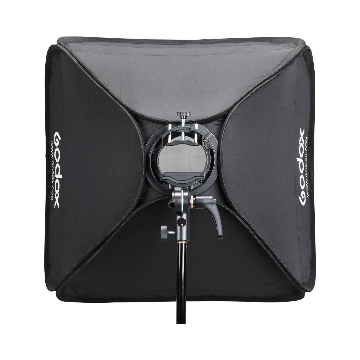Godox S2 Speedlite Bracket with Softbox, Grid & Carrying Bag Kit