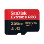 SanDisk 256GB Extreme Pro MicroSDXC UHS-I Memory Card With Adapter (200MB/s)