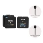 Rode Wireless GO II Dual Microphone + Interview GO Handheld Adaptor Bundle