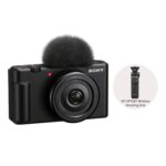 Sony ZV-1F Vlogging Camera with Wireless Shooting Grip