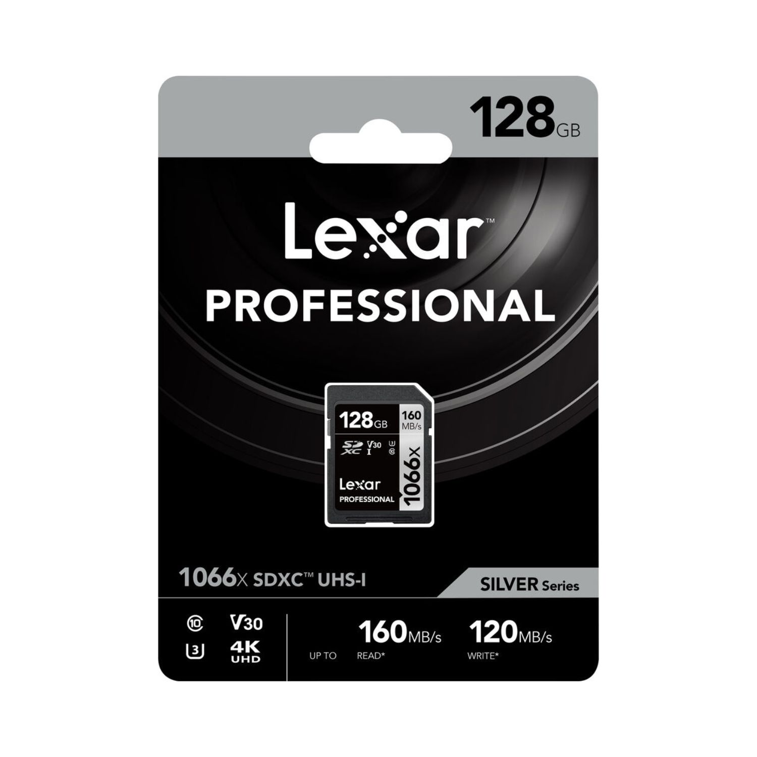 Lexar 128GB Professional 1066x SDXC UHS-I V30 Memory Card (160MB/s) (2-Pack)