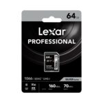 Lexar 64GB Professional 1066x SDXC UHS-I V30 Memory Card (160MB/s)