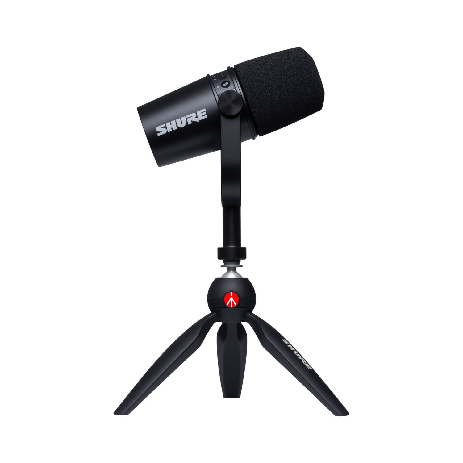 Shure MV7 Podcast Microphone Kit with Mini Tabletop Tripod