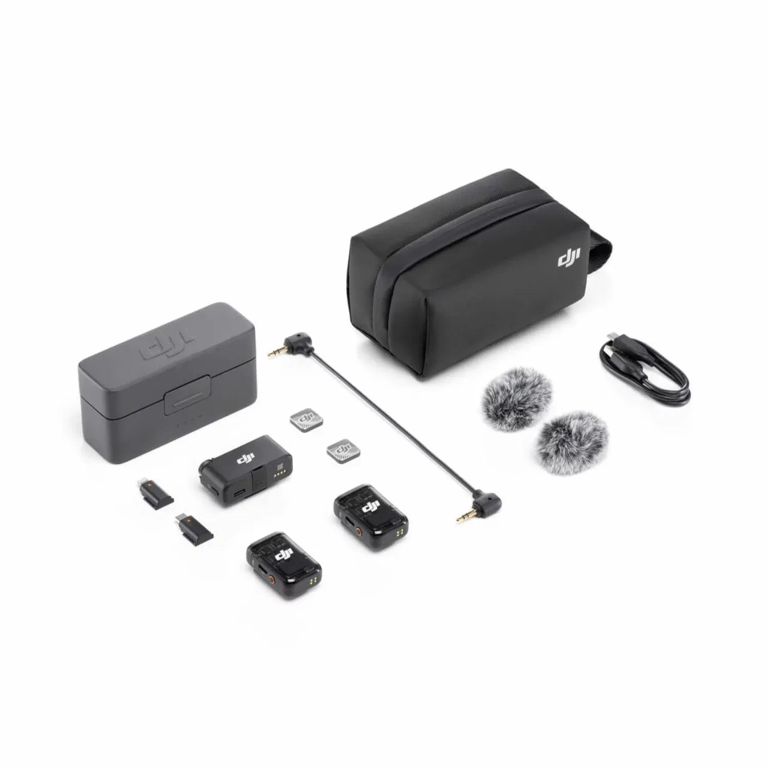 DJI Wireless Mic 2 with Dual Lavalier Mic Combo Kit