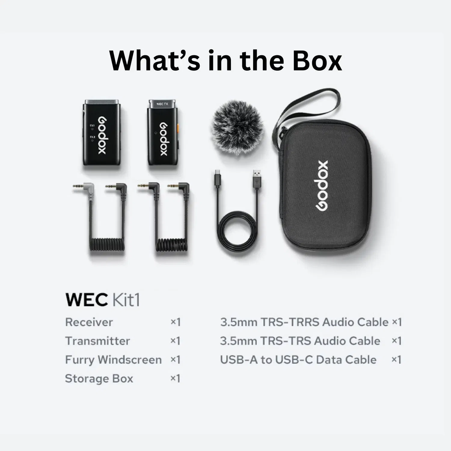 Godox WEC Wireless Microphone for Cameras and Mobile Devices