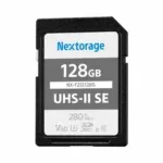 Nextorage 128GB NX-F2SE Series UHS-II SDXC Memory Card (280MB/s)