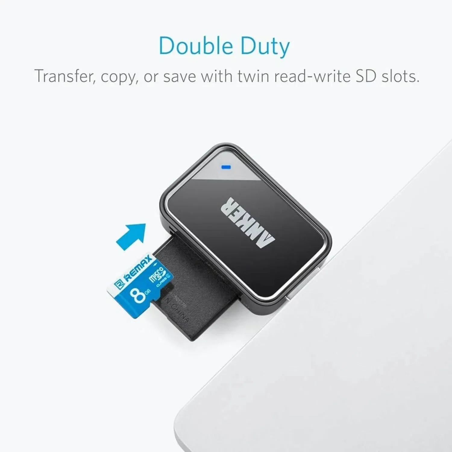 Anker 2-in-1 USB 3.0 Portable Card Reader