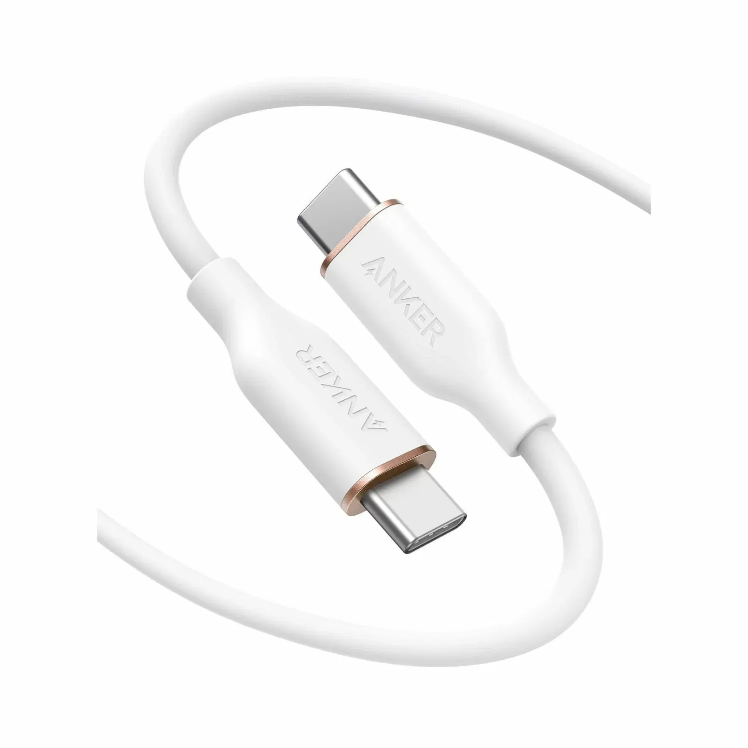 Anker PowerLine III Flow USB-C to USB-C Cable 100W (1.8m/6ft) (White)