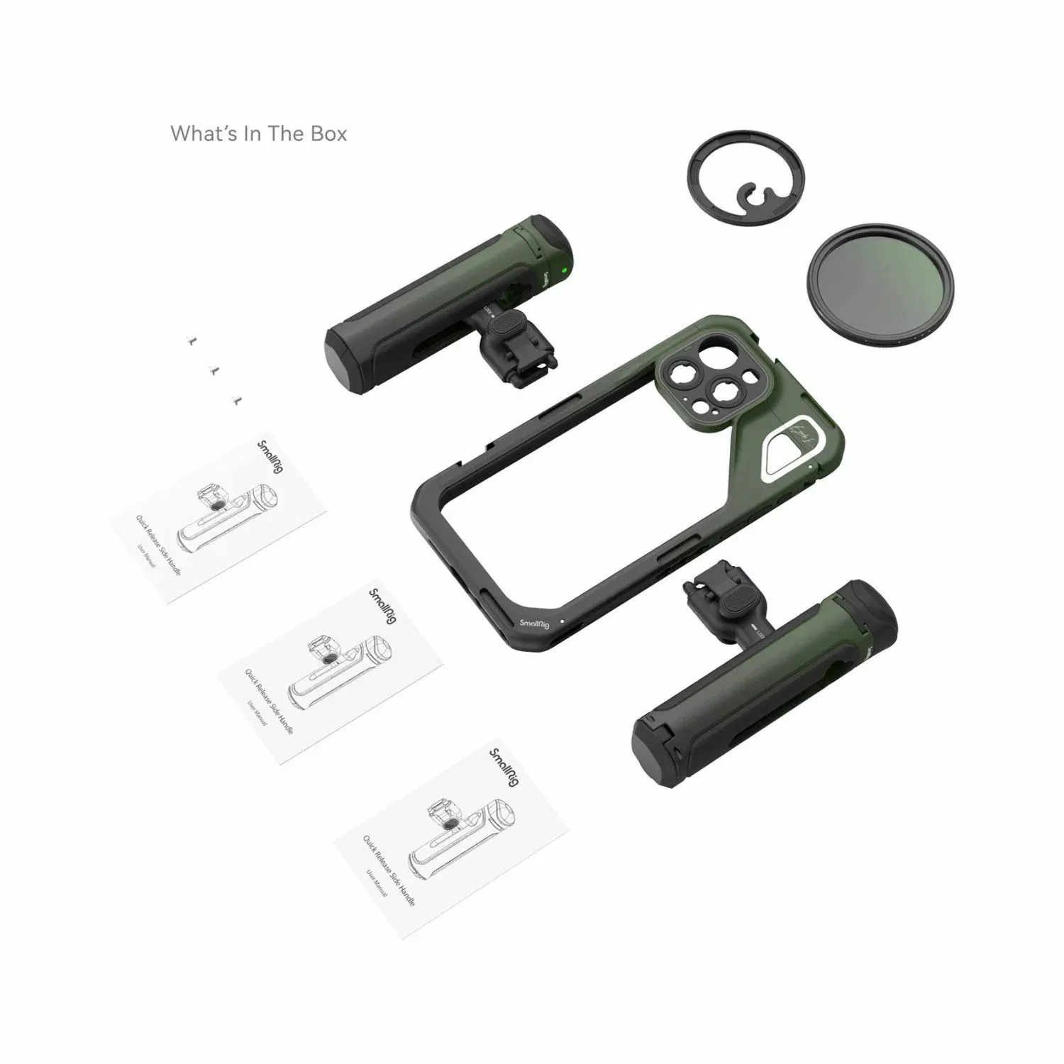 SmallRig x Brandon Li 4407 Special Mobile Video Cage Kit with Dual Handles for iPhone 15 Pro Max