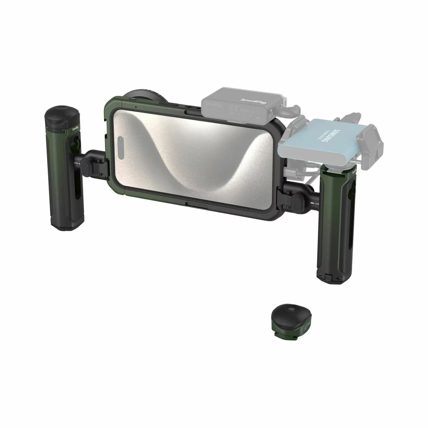 SmallRig x Brandon Li 4407 Special Mobile Video Cage Kit with Dual Handles for iPhone 15 Pro Max