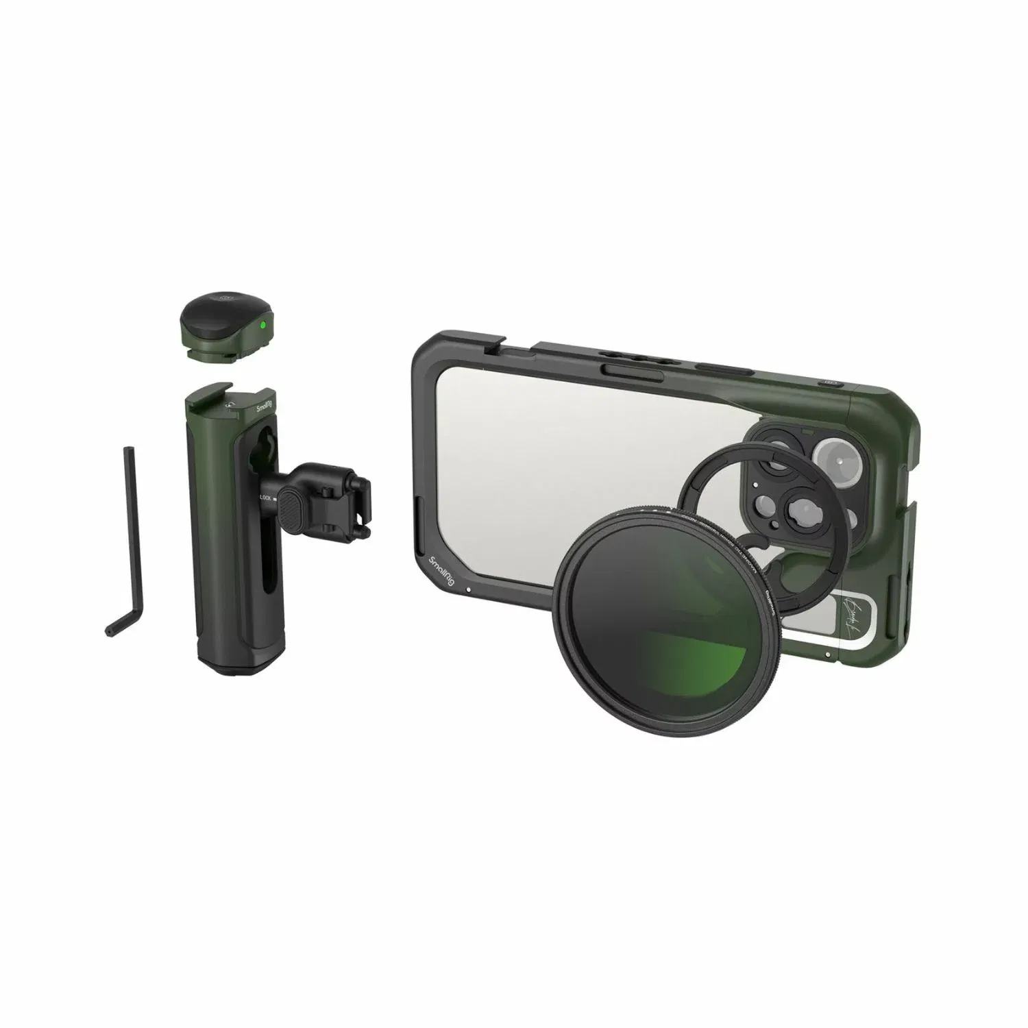 SmallRig x Brandon Li 4407 Special Mobile Video Cage Kit with Dual Handles for iPhone 15 Pro Max