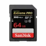 SanDisk 64GB Extreme PRO UHS-II SDXC Memory Card (300 MB/s)