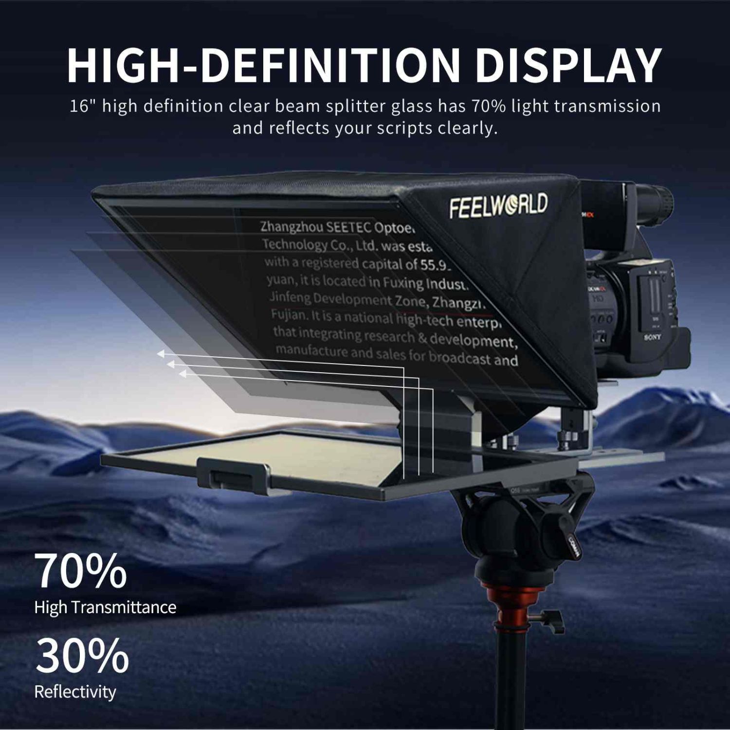 FeelWorld TP16 Folding Teleprompter