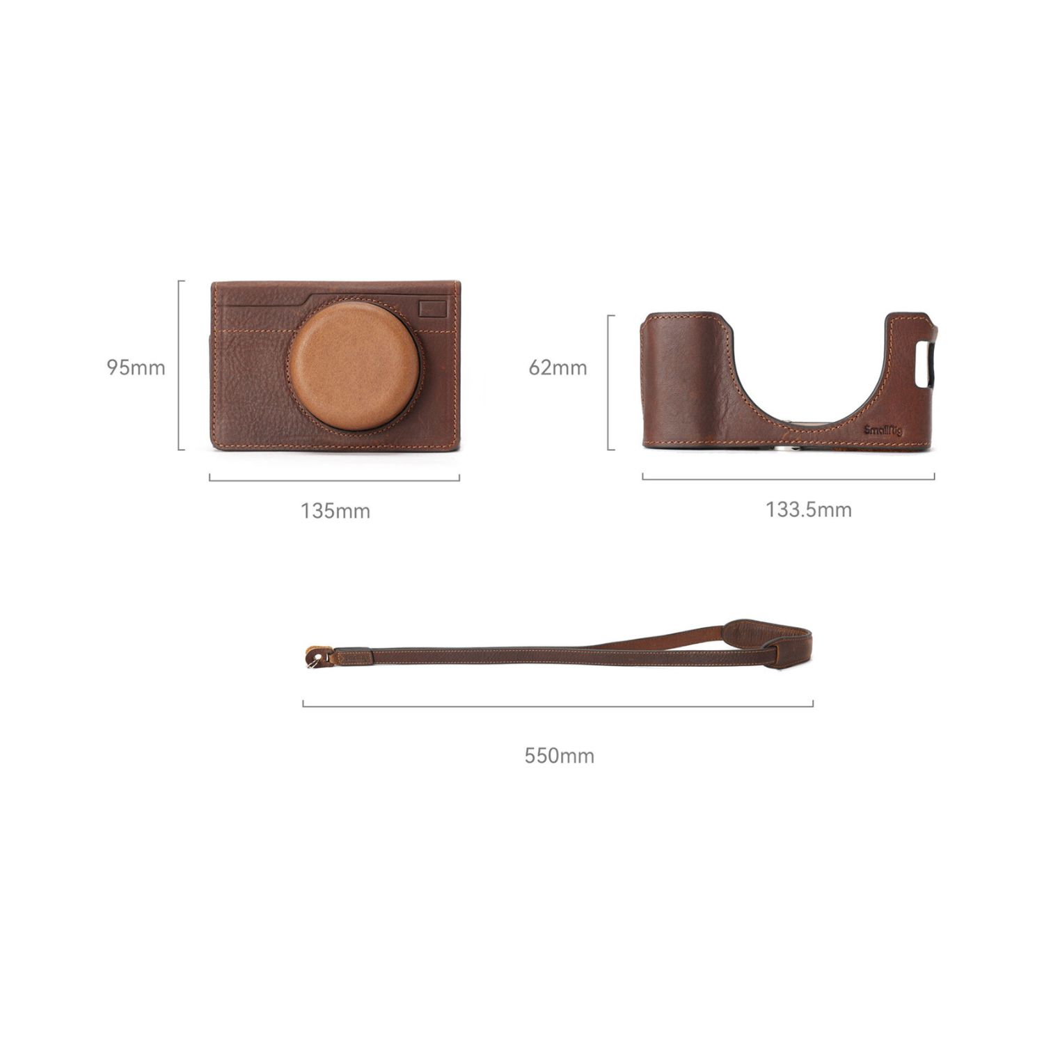 SmallRig 4558 Leather Half Case Kit for Fujifilm X100VI