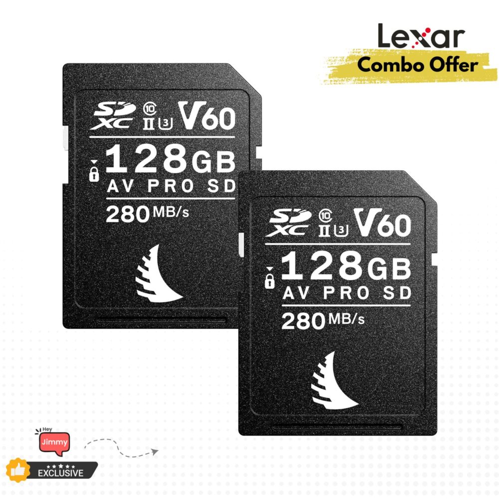 Angelbird 128GB V60 AV Pro MK2 UHS-II SDXC Memory Card (2-Pack)