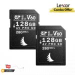 Angelbird 128GB V60 AV Pro MK2 UHS-II SDXC Memory Card (2-Pack)