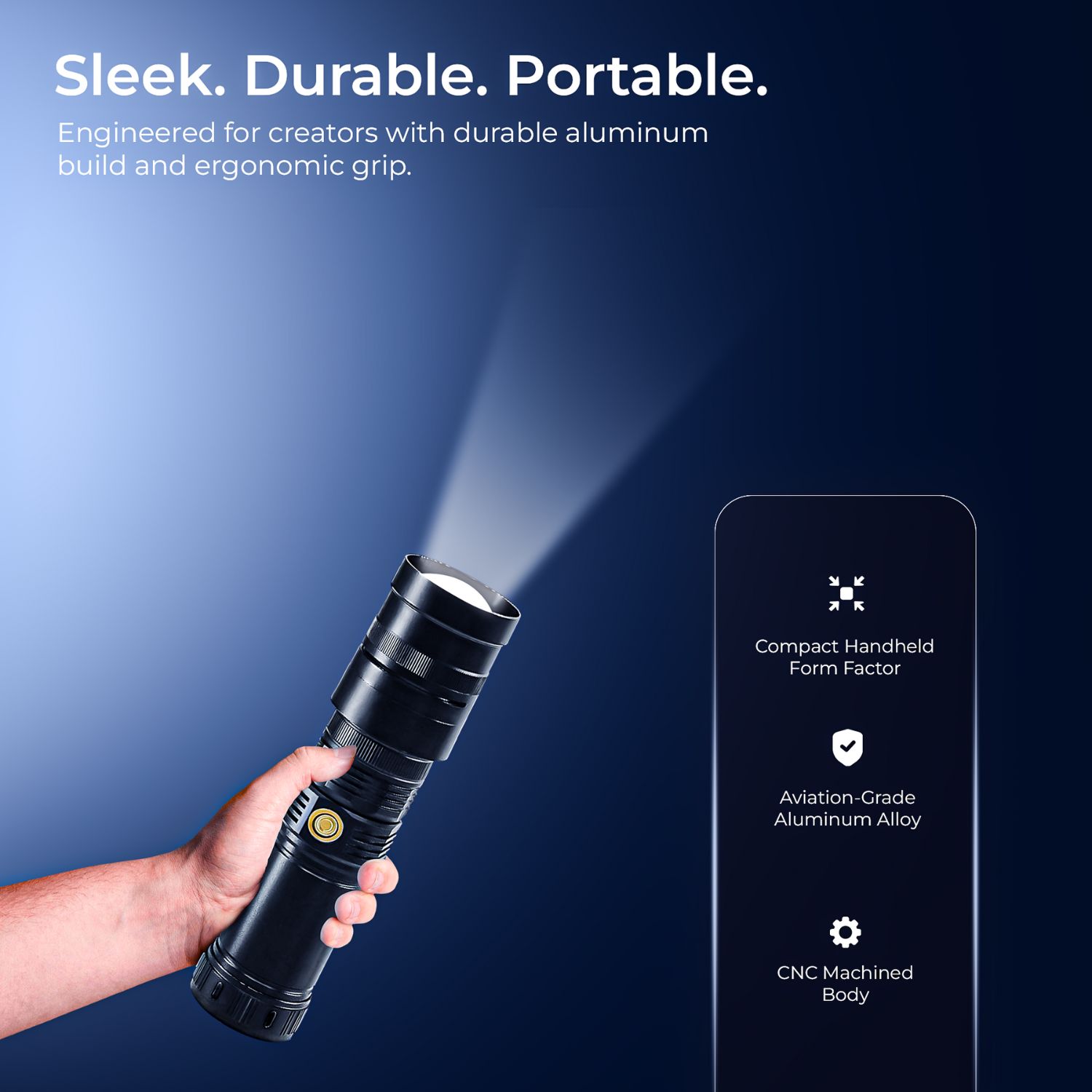 Digitek DS40 WTP Portable Torch Projector Snoot