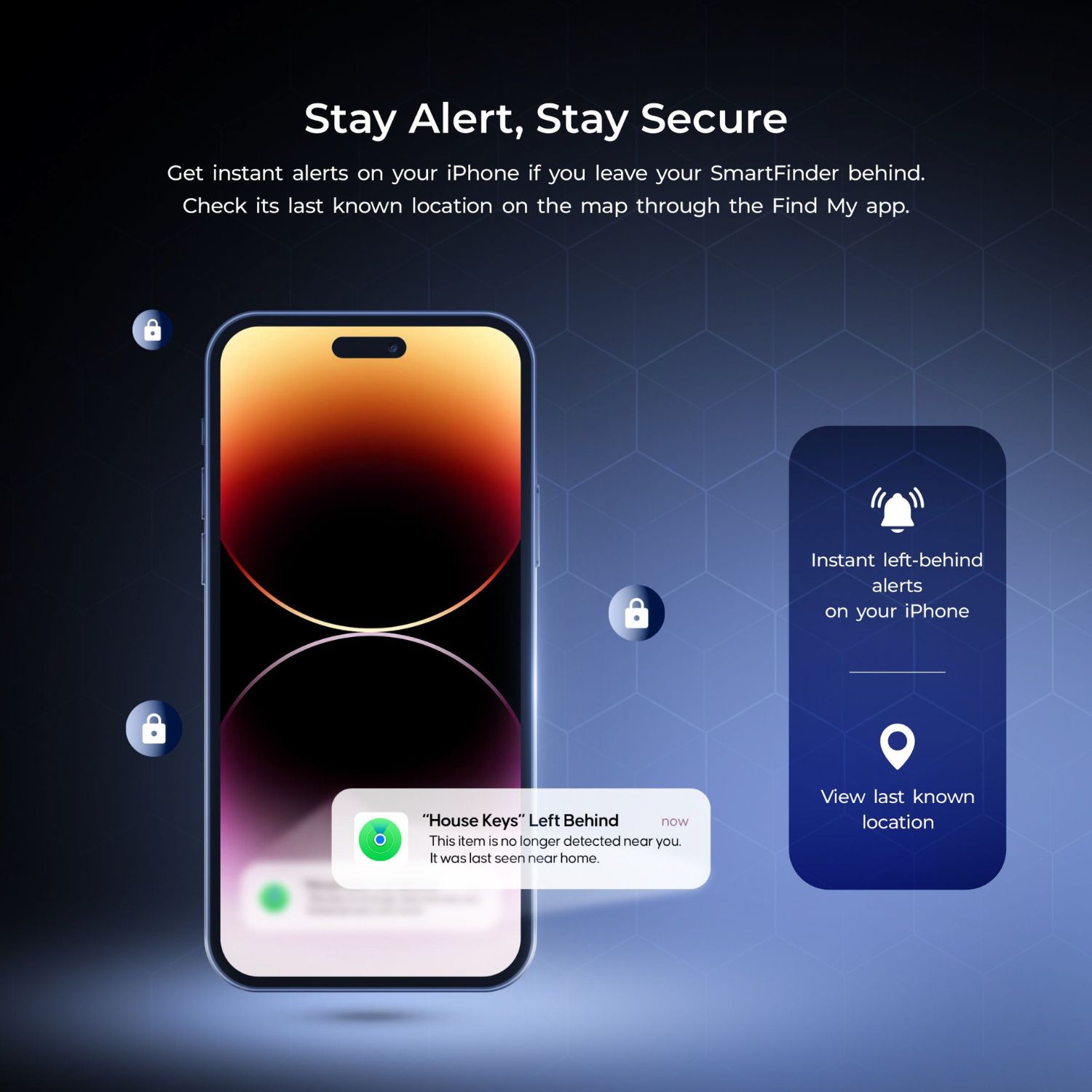 Digitek DSF 002 SmartFinder Wireless Bluetooth Anti-Lost Anti-Theft Alarm Device Tracker
